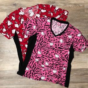 Hello kitty medical scrubs